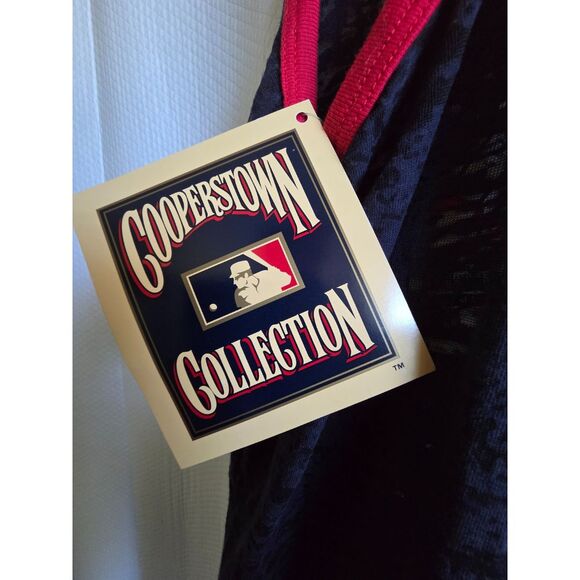 NWT Boston Red Sox Tank Top Navy Red Racerback Sleeveless Genuine MLB Baseball M - Picture 6 of 11